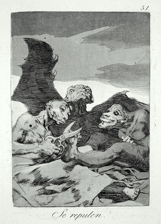 Bombilla retro a pilas – Caprichos de Goya