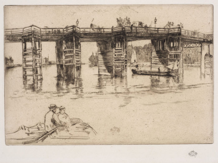Old Putney Bridge, 1879, 31876 Old Putney Bridge, 1879, 31876